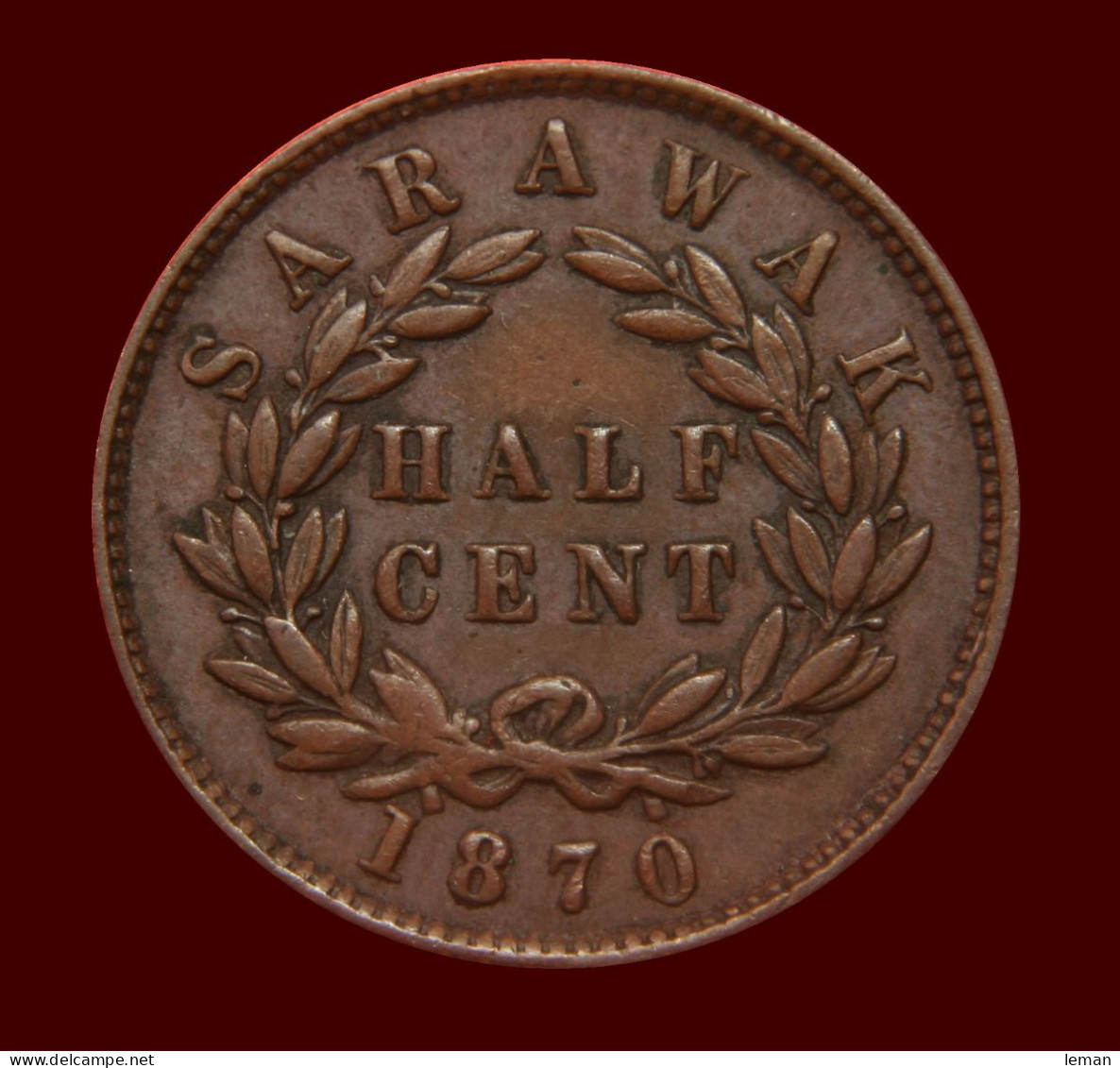 Sarawak 1870 Half Cent VF - Autres – Asie