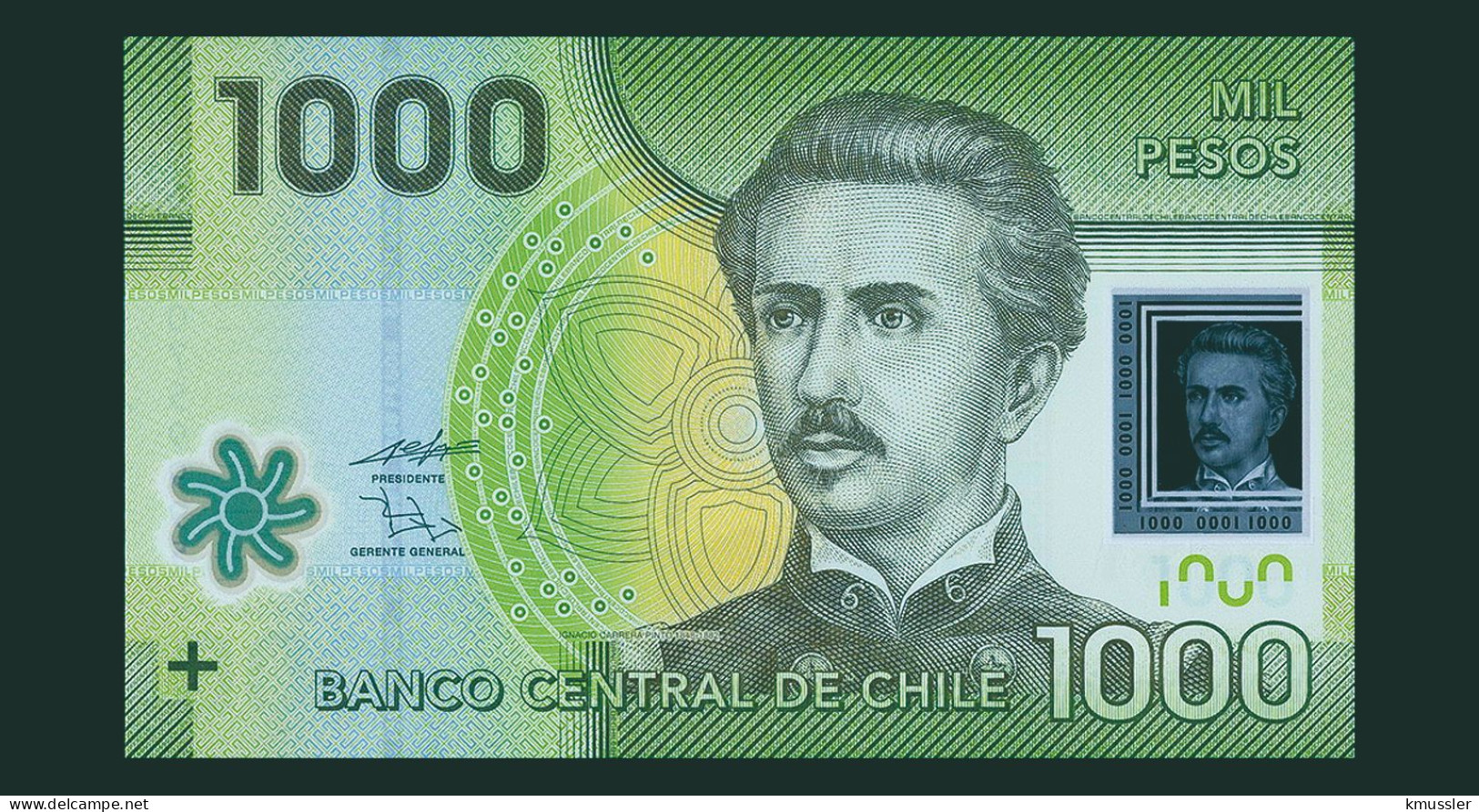 # # # Banknote Aus Chile 1.000 Pesos 2011 (P-161) UNC # # # - Cile