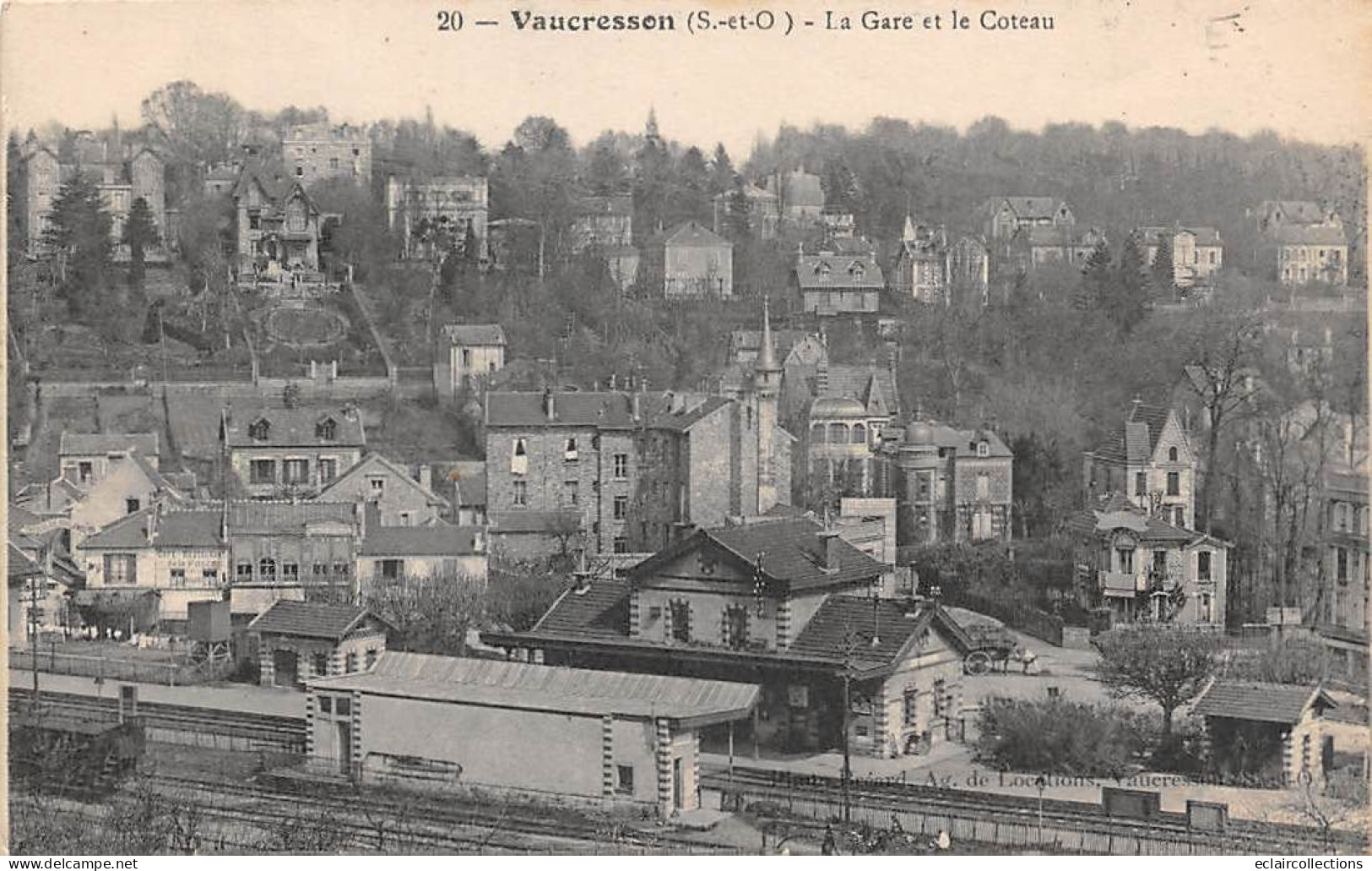 Vaucresson        92           La Gare Et Le Côteau     N°20  (voir Scan) - Vaucresson