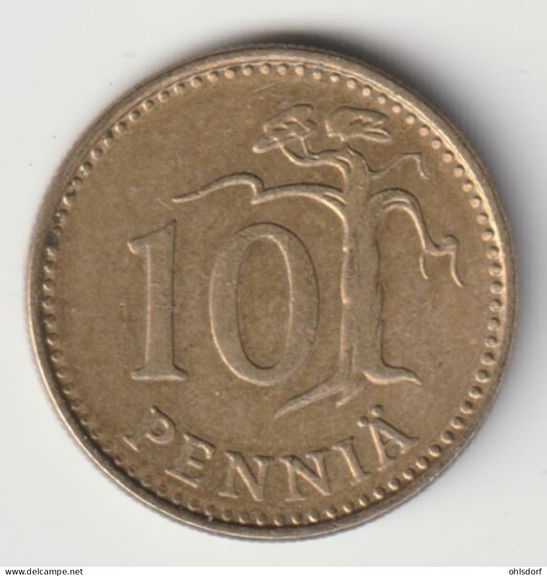 FINLAND 1981: 10 Penniä, KM 46 - Finlande