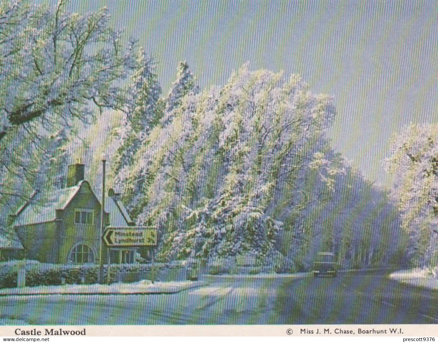 Castle Malwood, Derbyshire - Unused UK Postacard, G30 - Derbyshire