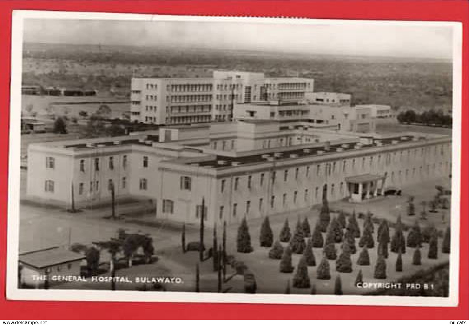 AFRICA   ZIMBABWE EX   RHODESIA    BULAWAYO    GEMNERAL HOSPITAL   RP Pu 1960 - Simbabwe