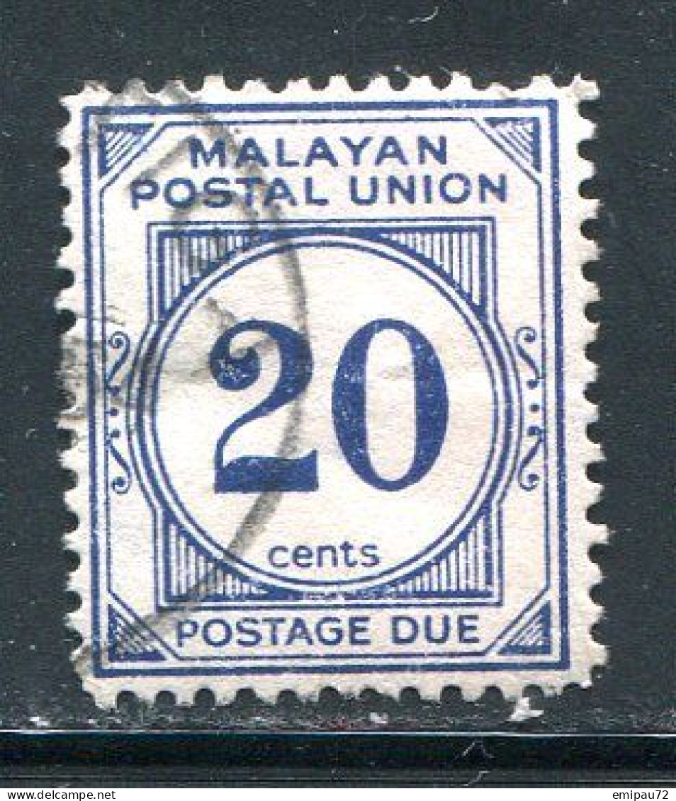 MALAISIE- Taxe Y&T N°23- Oblitéré - Federated Malay States