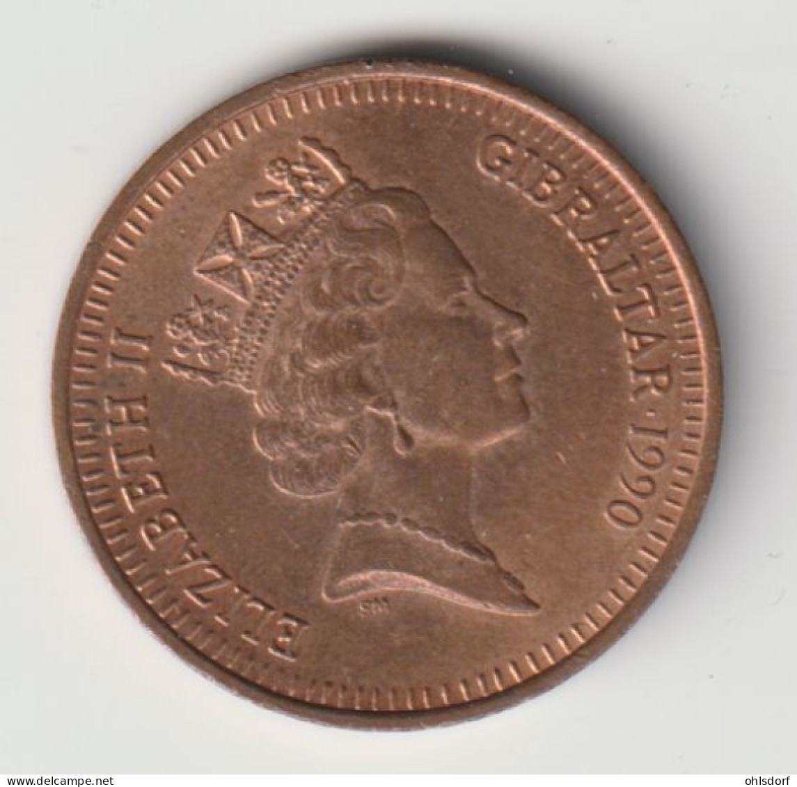 GIBRALTAR 1990: 1 Penny, KM 20 - Gibraltar