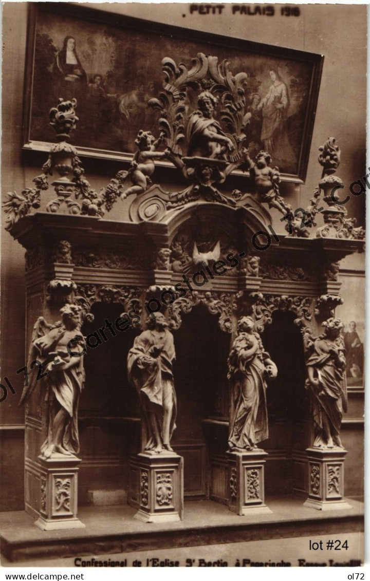 CPA Belgique > Flandre Occidentale > Poperinge - Confessional De L'église St (Saint) Bertin - Petit Palais 1916 - Poperinge