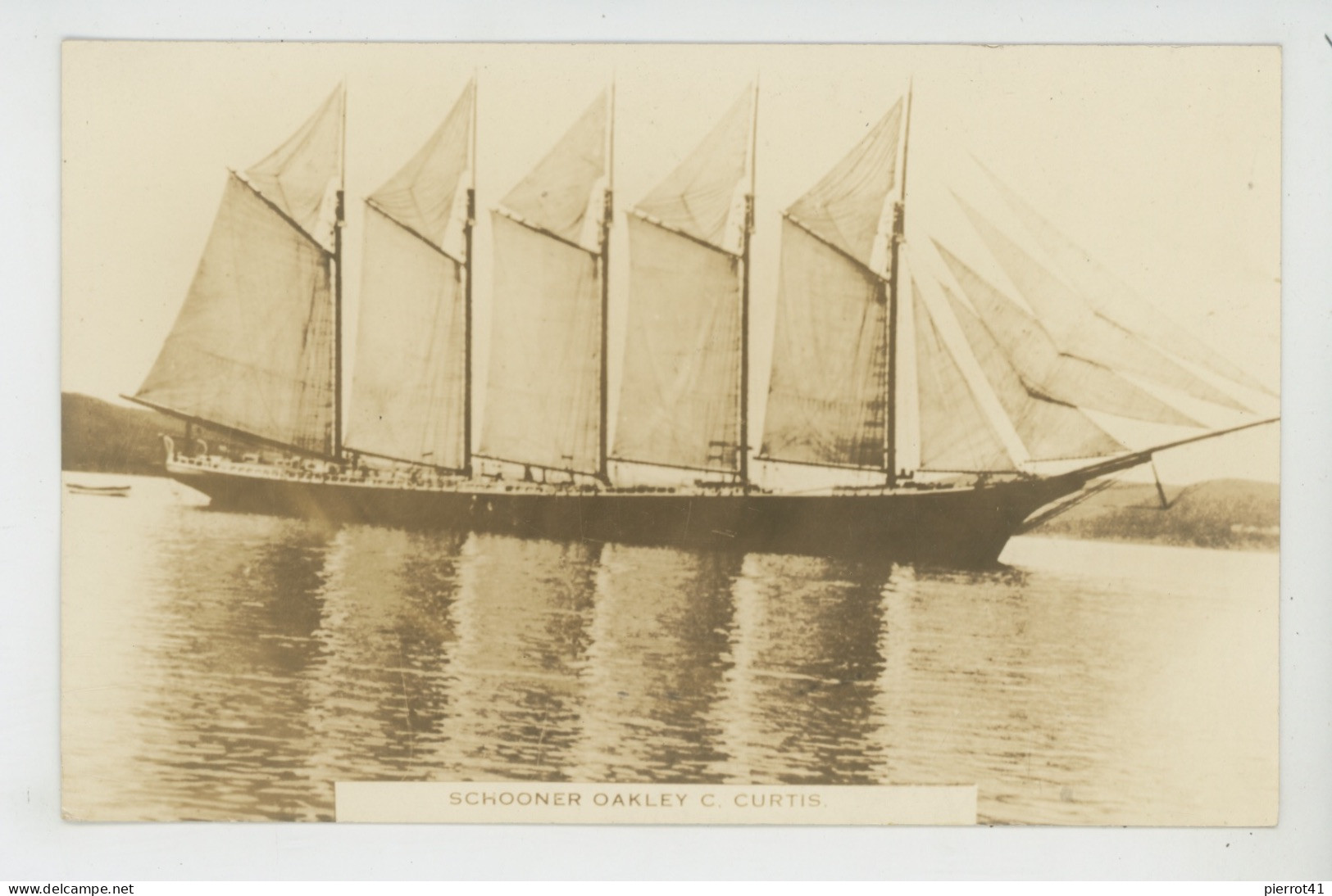 CANADA - QUEBEC - BATEAUX - GASPE - SCHOONER OAKLEY C. CURTIS - Edit. E. L'ESPERANCE - Gaspé