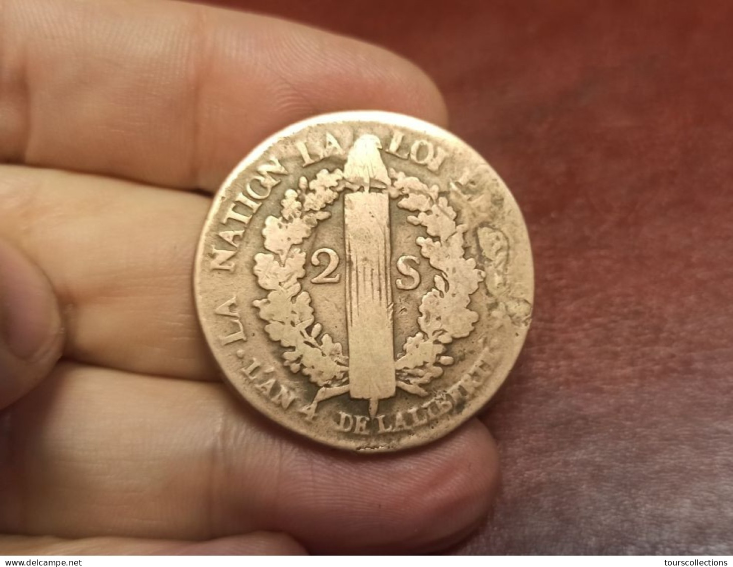 Louis XVI, 2 Sols Dit "au Faisceau Français " 1792 BB Strasbourg Poids 23 Gr. 34 Mm CUIVRE Double SOL Constitutionnel - 1791-1792 Constitution (An I)