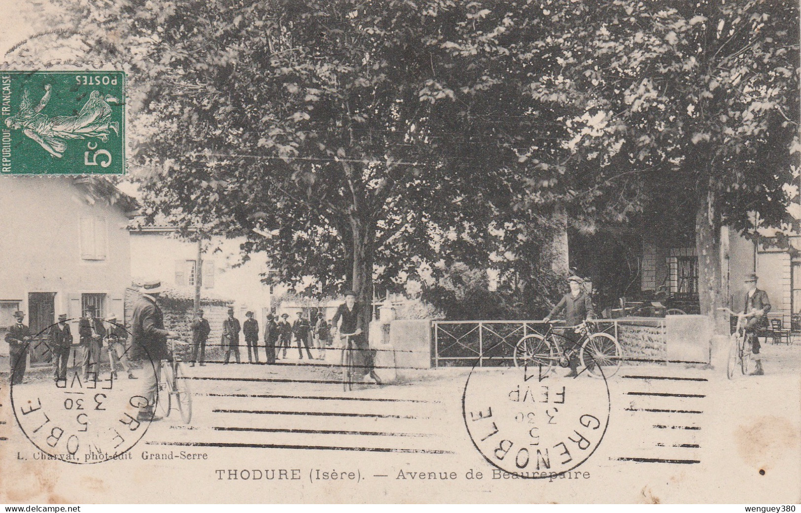 38 THODURE   BEAUFORT   Avenue De Beaurepaire        SUP  PLAN 1911       RARE - Beaurepaire