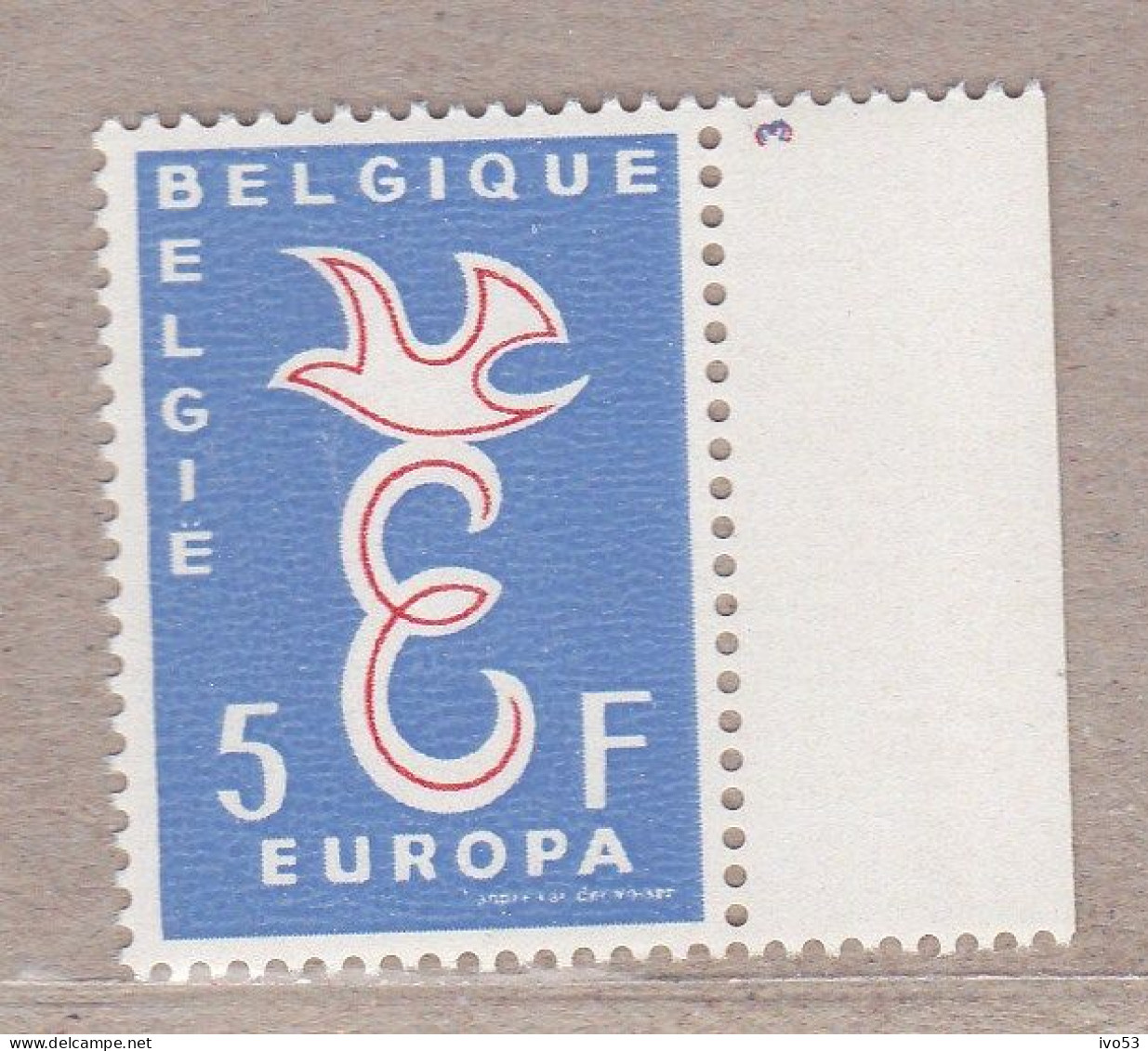 1958 Nr 1065** Plaatnummer:3.Europa.OBP 7 Euro. - ....-1960