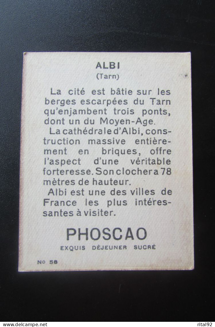 Chromo/Image "PHOSCAO Déjeuner - Bon Point" - Série "album : La FRANCE" - Lombart