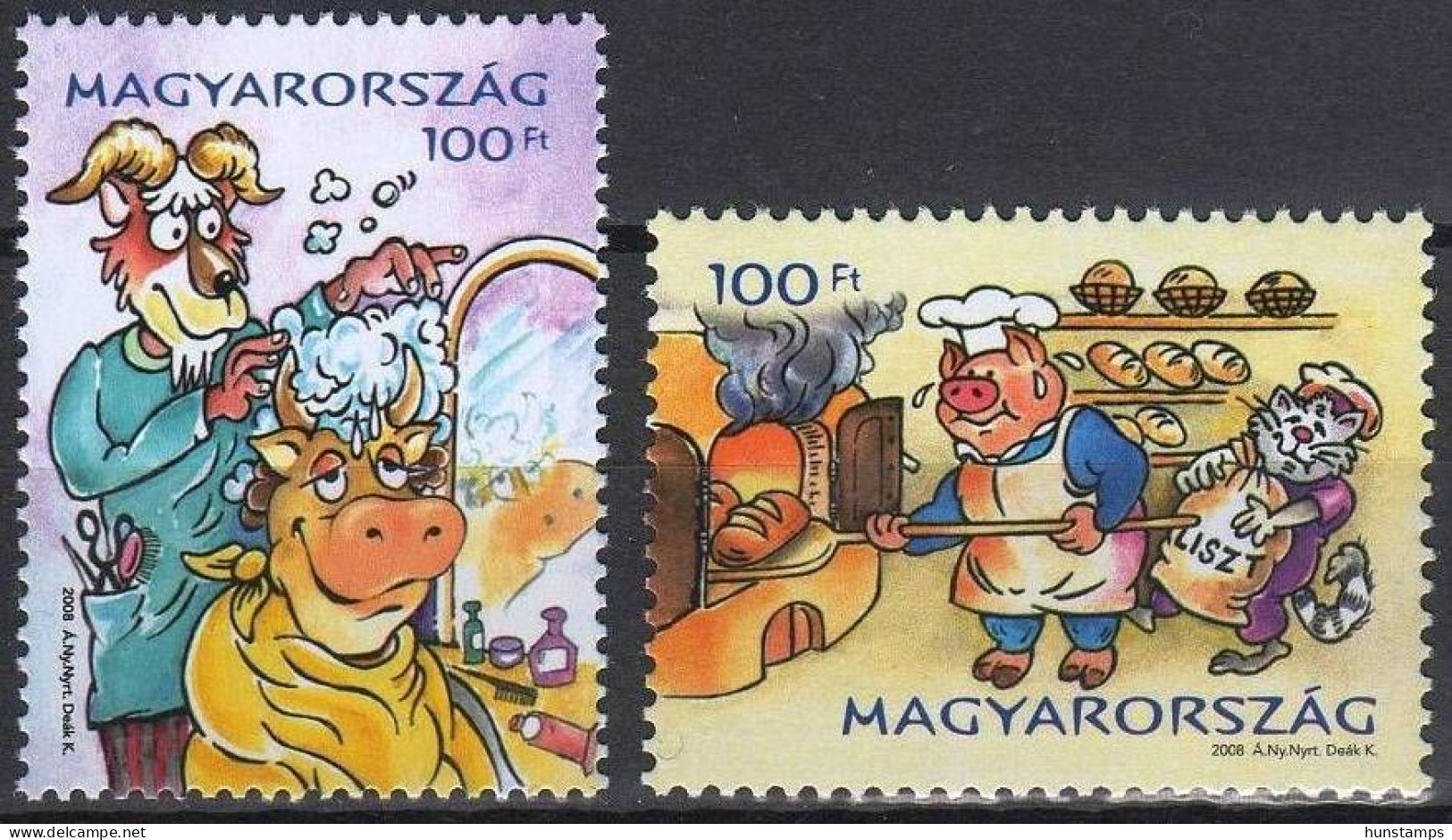 Hungary 2008. Folk Tales / Fable Phila-village 1. MNH (**) Michel:5289-5290. - Unused Stamps
