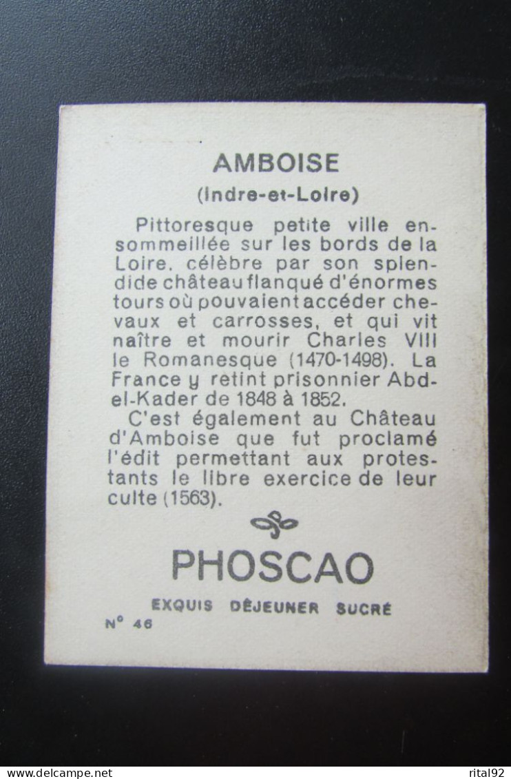 Chromo/Image "PHOSCAO Déjeuner - Bon Point" - Série "album : La FRANCE" - Lombart