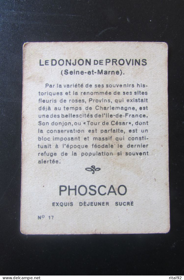 Chromo/Image "PHOSCAO Déjeuner - Bon Point" - Série "album : La FRANCE" - Lombart