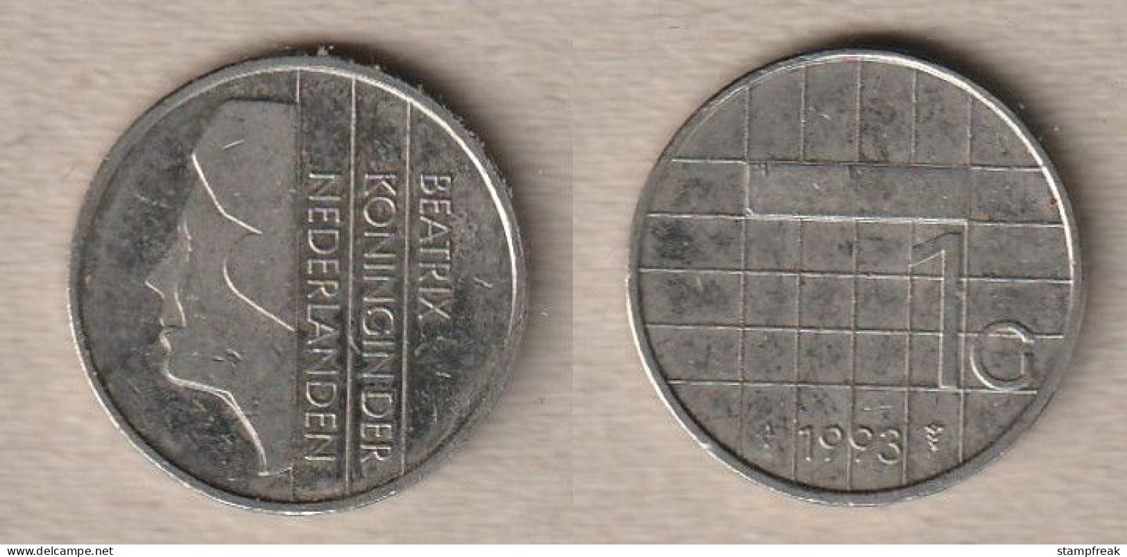 00216) Niederlande, 1 Gulden 1993 - 1980-2001 : Beatrix