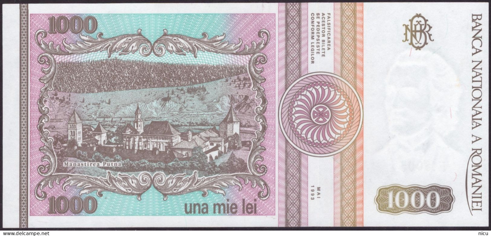 1993 - 1.000LEI BANKNOTE - Roumanie