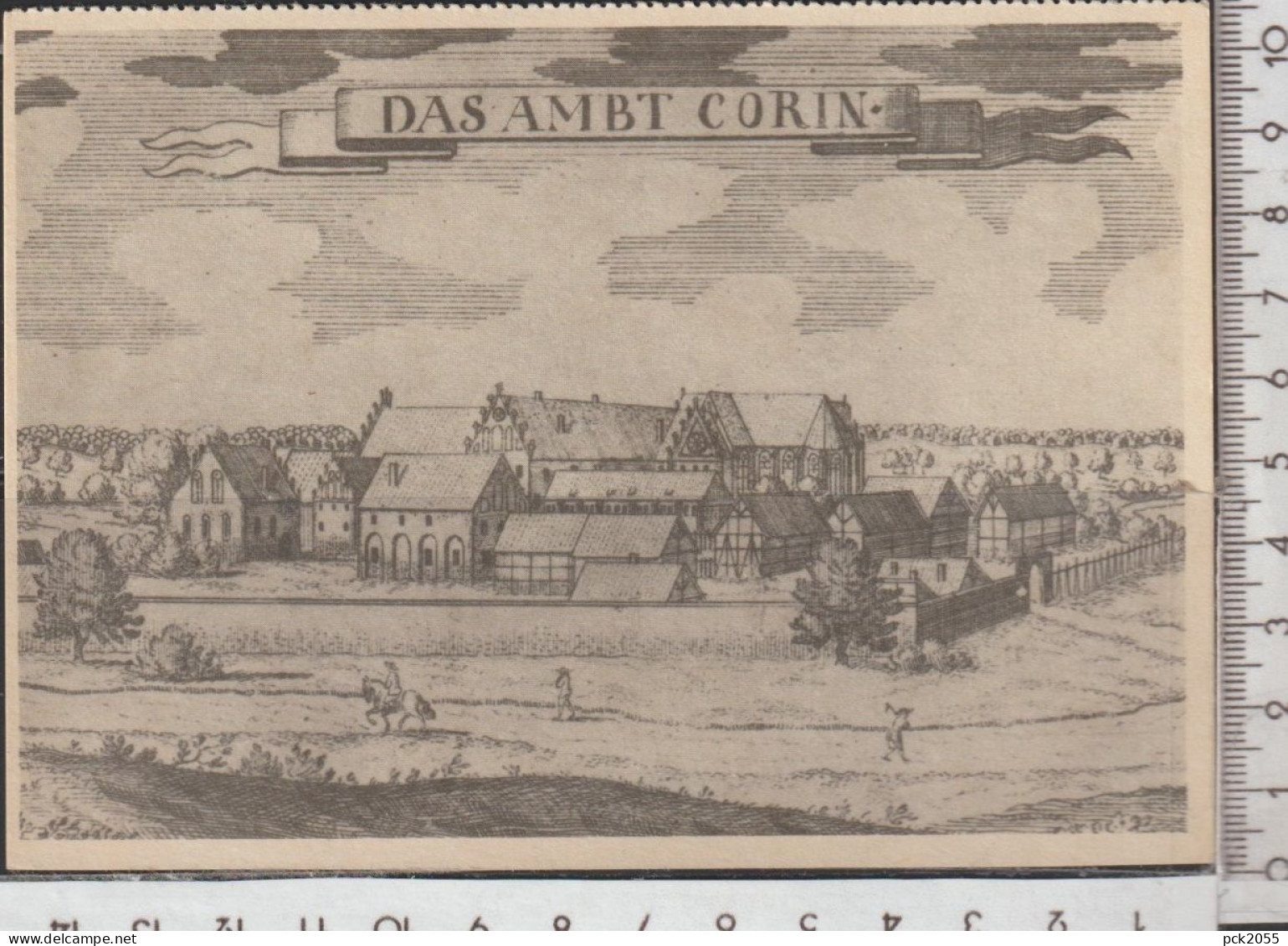 Kloster CHORIN - Federzeichnung : Daniel Petzold 1710 -  ( AK 4581)  Nicht Gelaufen,  Günstige Versandkosten - Chorin