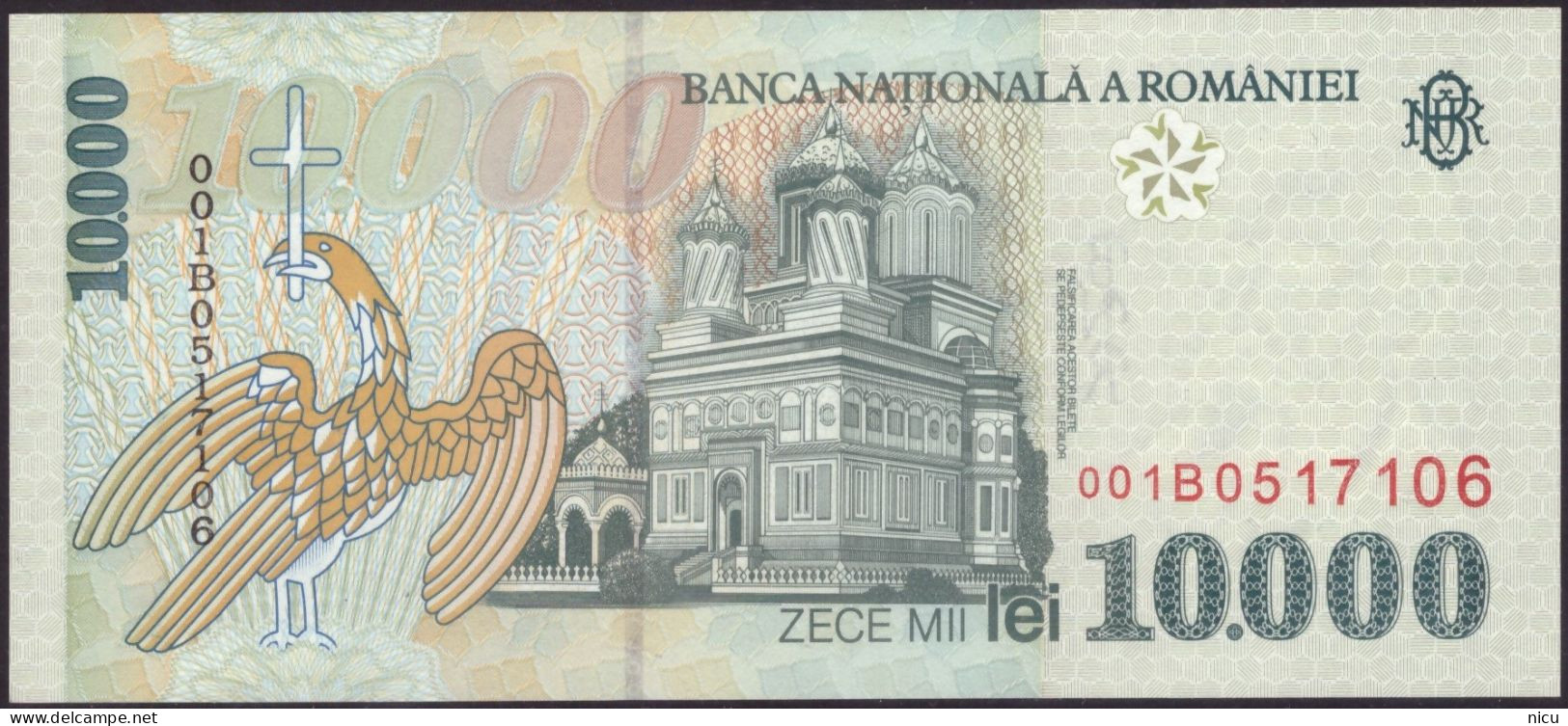 1999 - 10.000LEI BANKNOTE - Roumanie