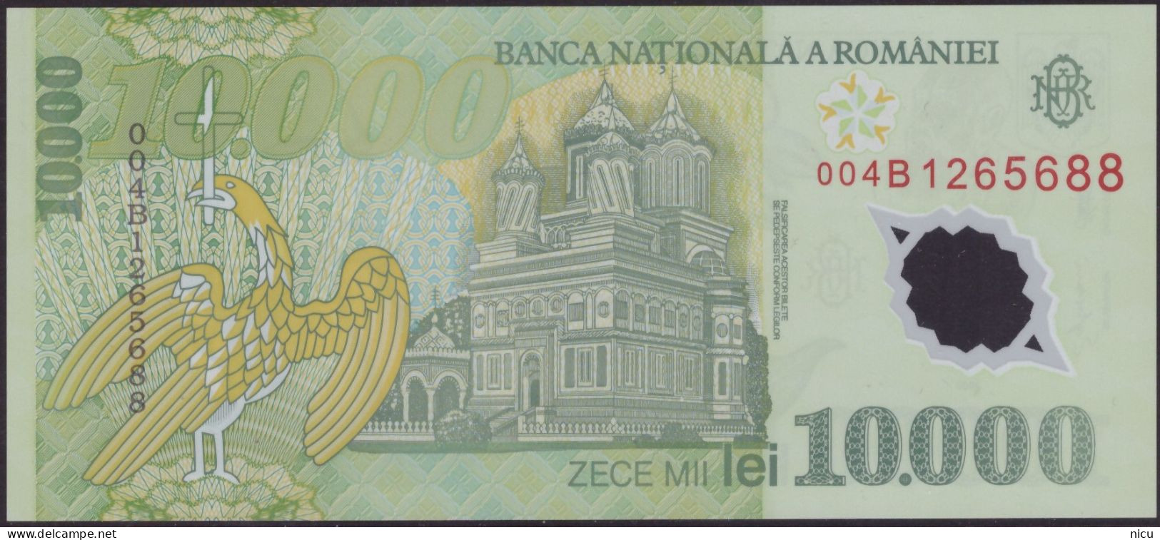 2000 - 10.000LEI BANKNOTE - Roumanie