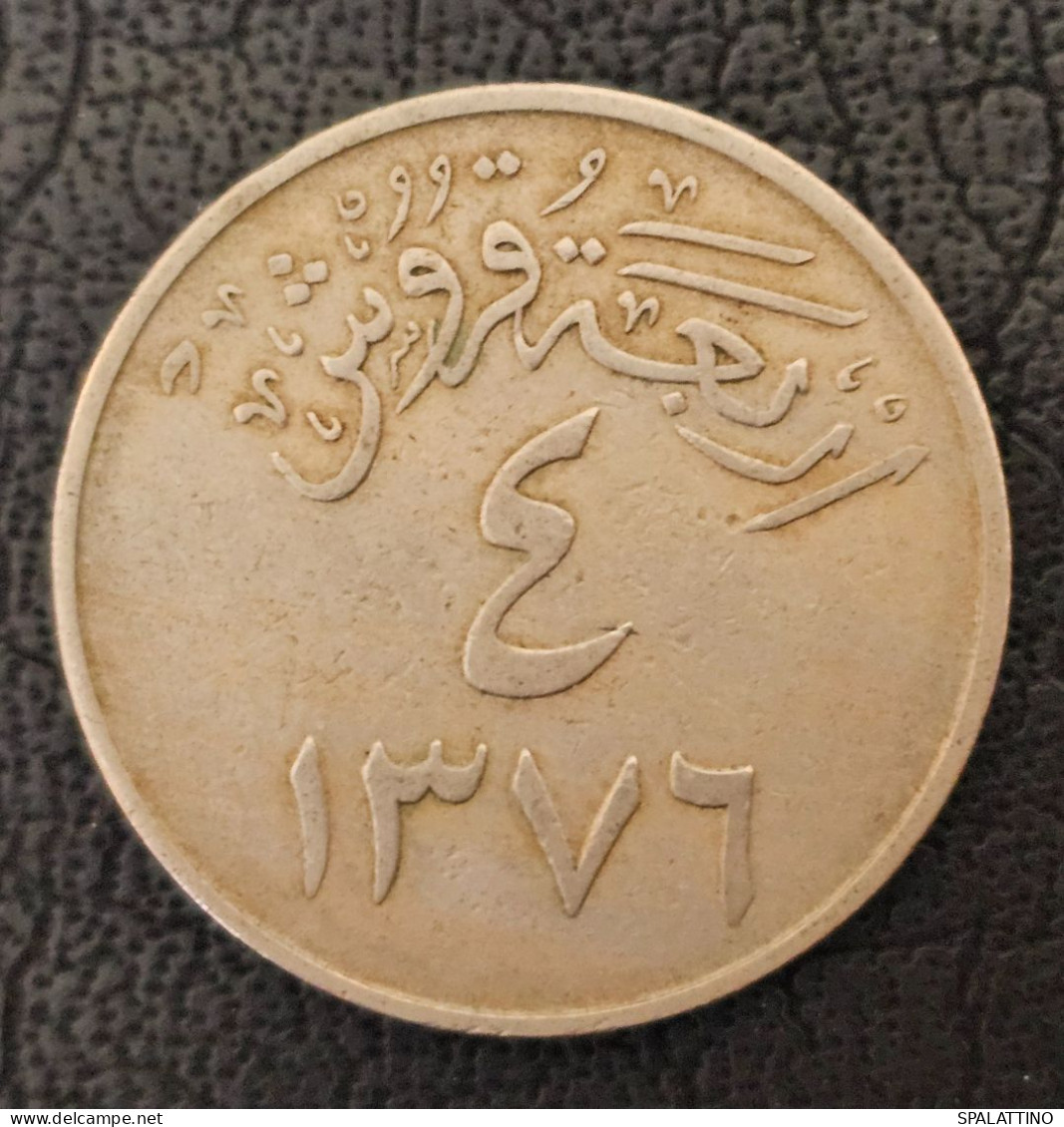 SAUDI ARABIA- 4 QIRSH 1957. - Saoedi-Arabië