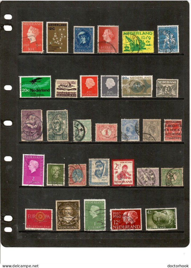 NETHERLANDS---Collection Of USED DL-1346 - Collections (sans Albums)
