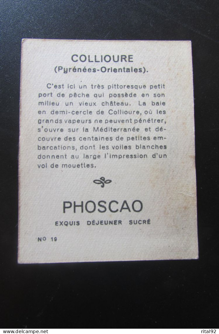 Chromo/Image "PHOSCAO Déjeuner - Bon Point" - Série "album : La FRANCE" - Lombart