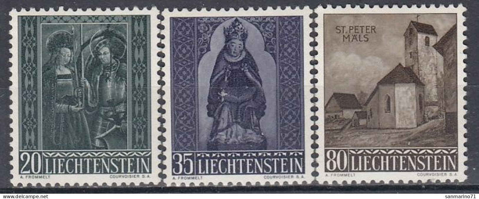 LIECHTENSTEIN 374-376,unused (**) - Unused Stamps