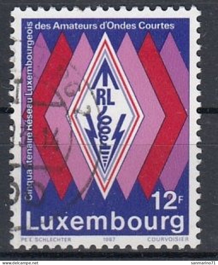 LUXEMBOURG 1173,used,falc Hinged - Usados
