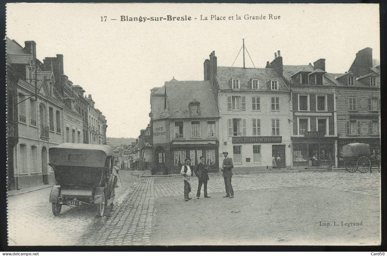 Blangy-sur-Bresle - La Place Et La Grande Rue - Etat Neuf! - Blangy-sur-Bresle