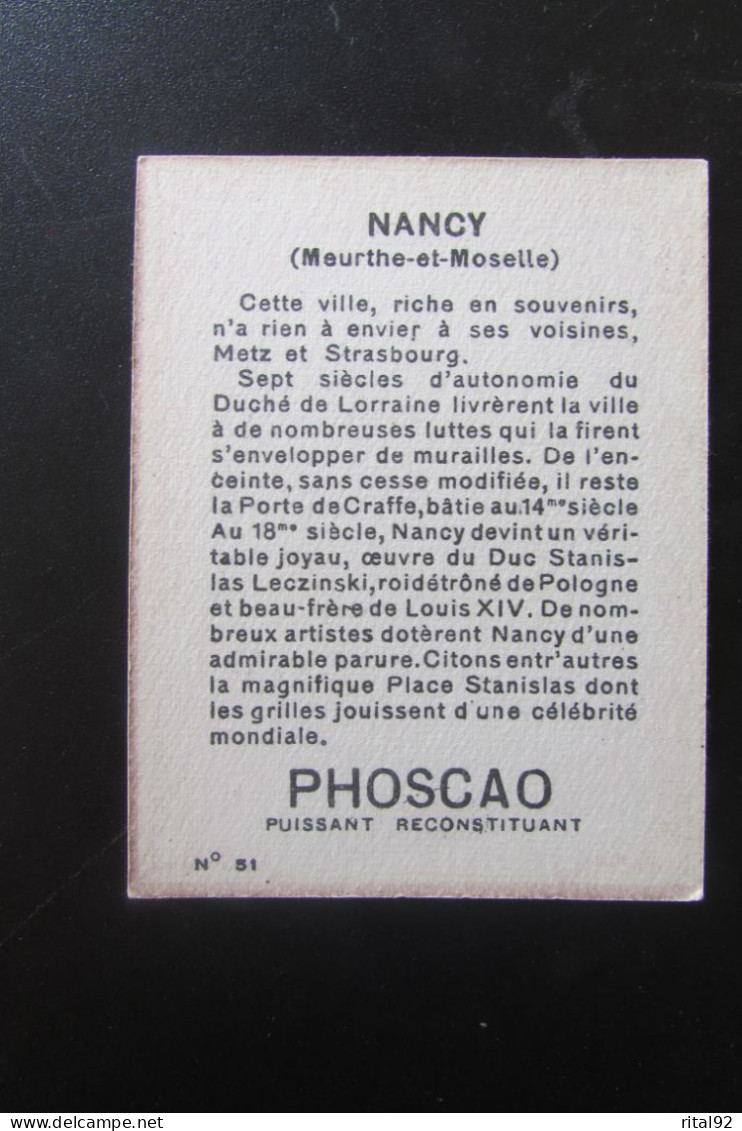 Chromo/Image "PHOSCAO Déjeuner - Bon Point" - Série "album : La FRANCE" - Lombart