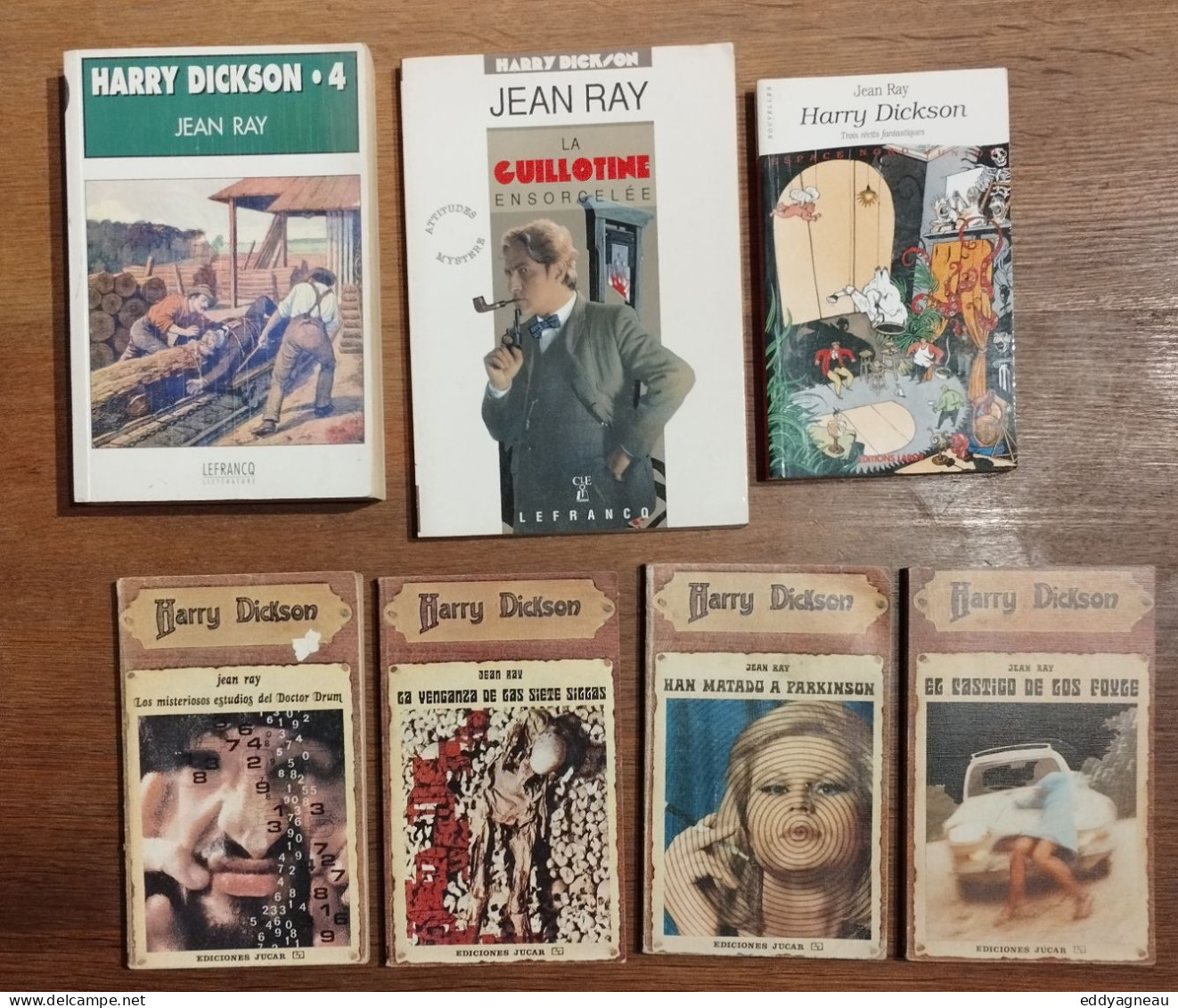 Lot Harry Dickson - Jean Ray - Belgian Authors