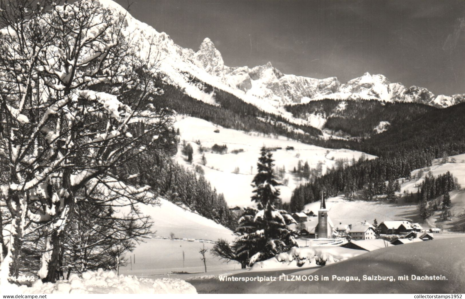 FILZMOOS, SALZBURG, ARCHITECTURE, CHURCH, MOUNTAIN, AUSTRIA, POSTCARD - Filzmoos