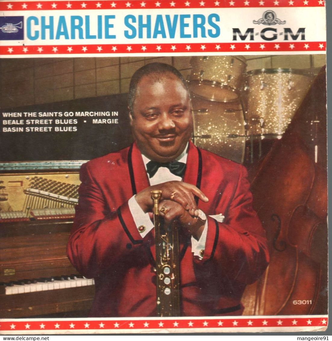 Disque 45 Tours Charlie Shavers - Jazz 1961 MGM 63011 - Jazz