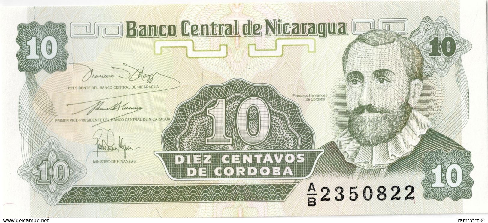 NICARAGUA - 10 Centavos 1991 UNC - Nicaragua