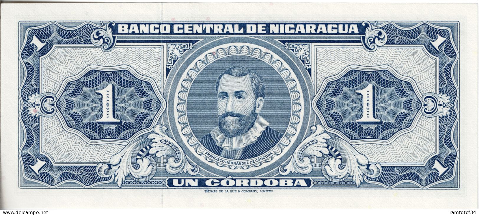 NICARAGUA - 1 Córdoba 1968 UNC - Nicaragua