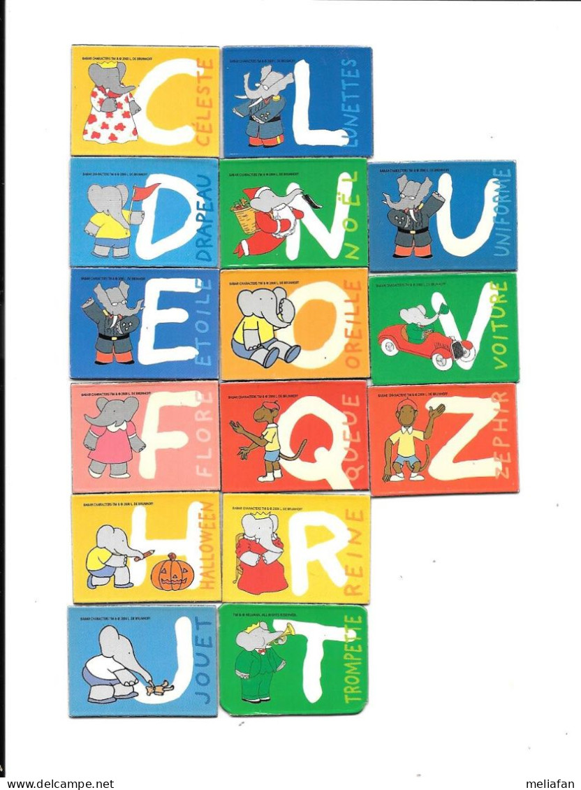 EF51 - MAGNETS BABAR - ALPHABET - Magnetos