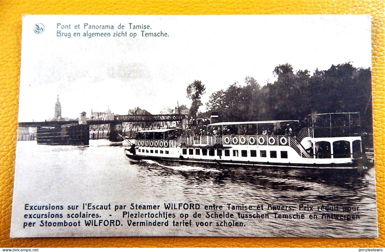 TEMSE - TAMISE   - Brug En Algemeen Zicht Op Temsche  - Pont Et Panorama De Tamise - Temse