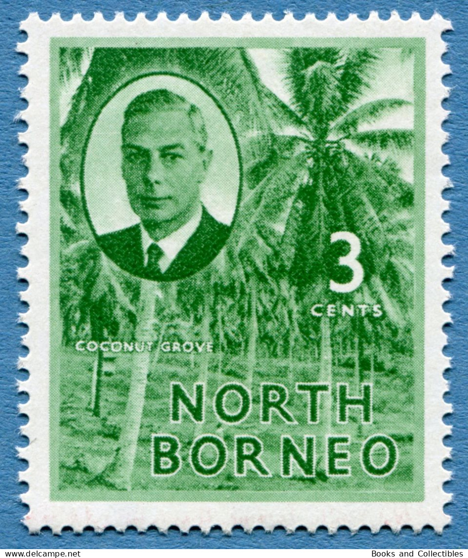 NORTH BORNEO - 3 Cents 1950 - Michel #279 * Rif. A-07 - Nordborneo (...-1963)