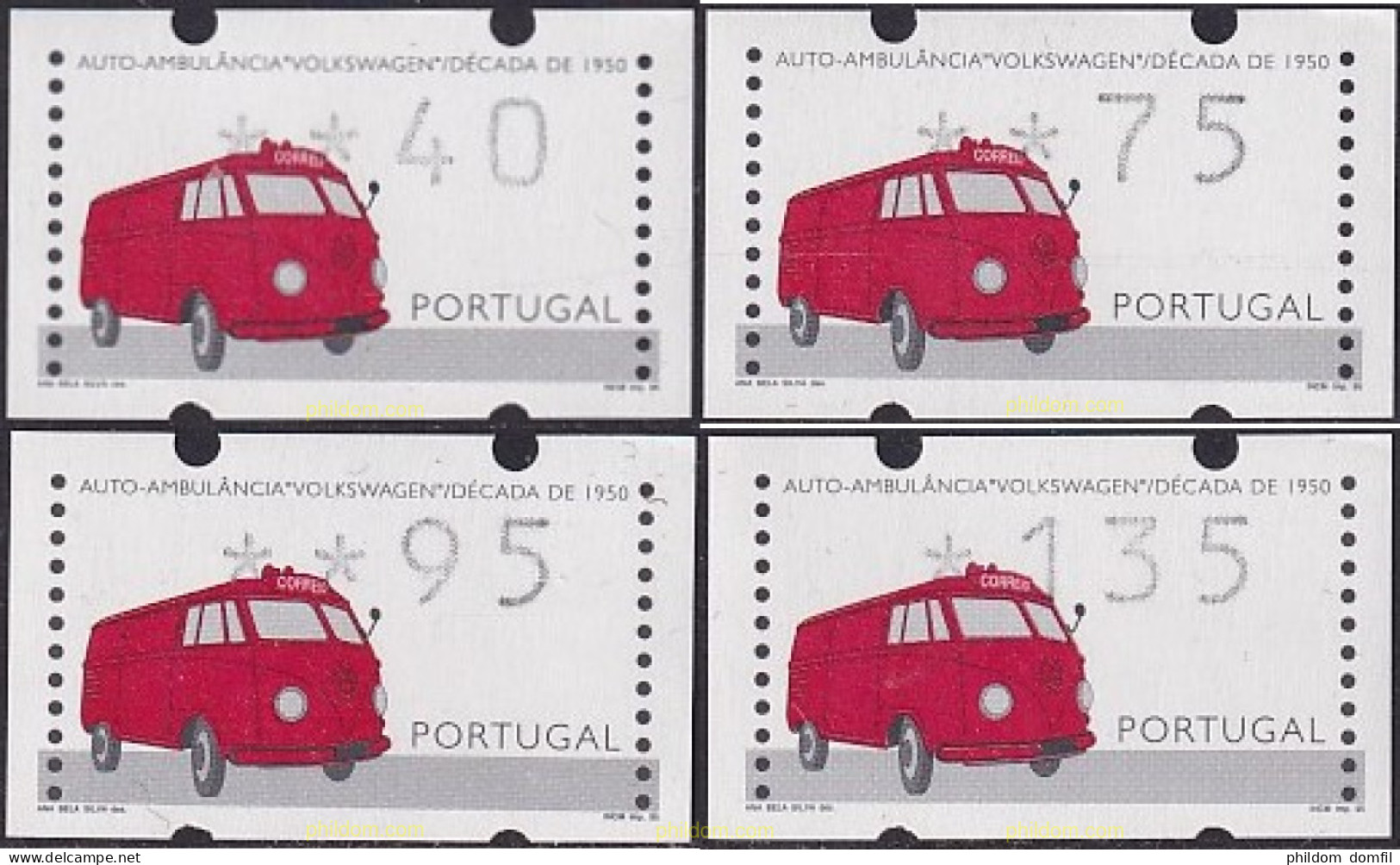 87452 MNH PORTUGAL 1995 VEHICULO POSTAL - Andere & Zonder Classificatie