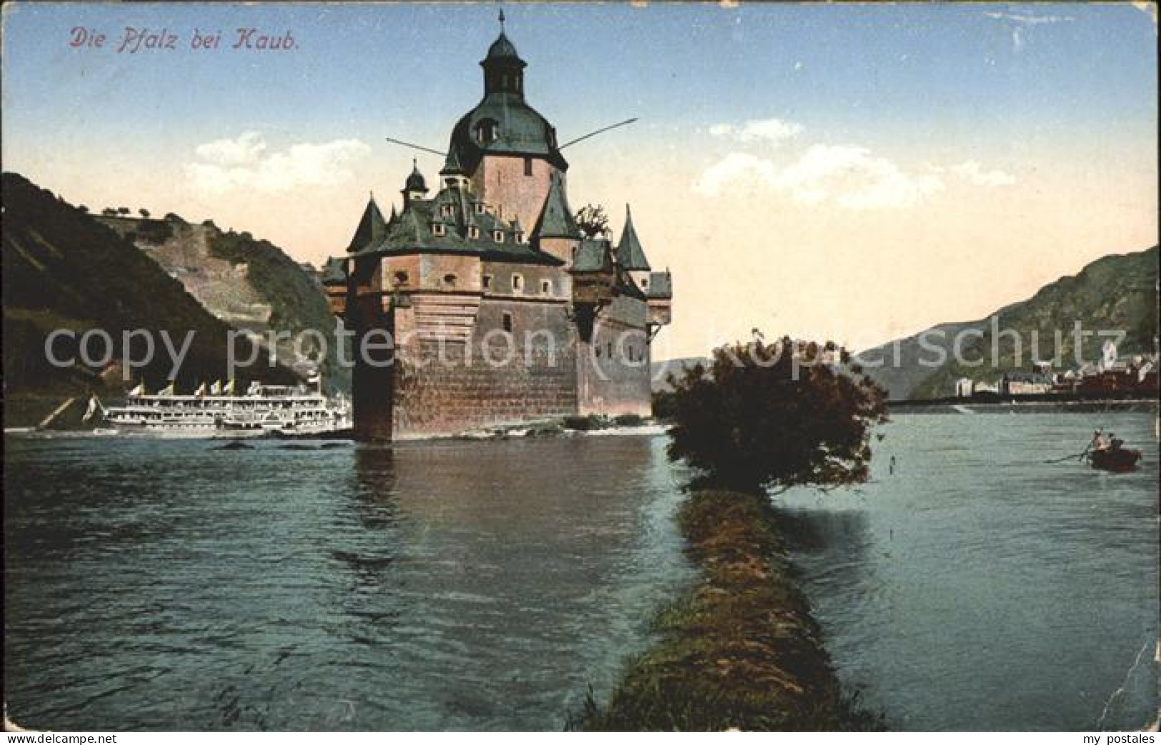 41507034 Kaub Die Pfalz Feldpost Kaub - Kaub