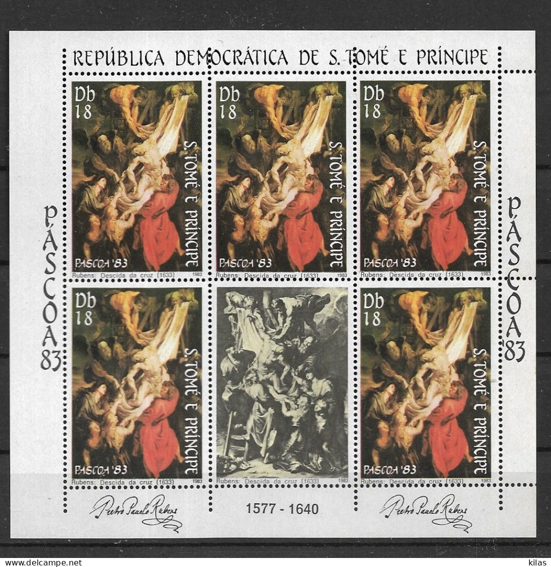 SAO TOME AND PRINCIPE 1983 Easter Rubens MNH - Easter