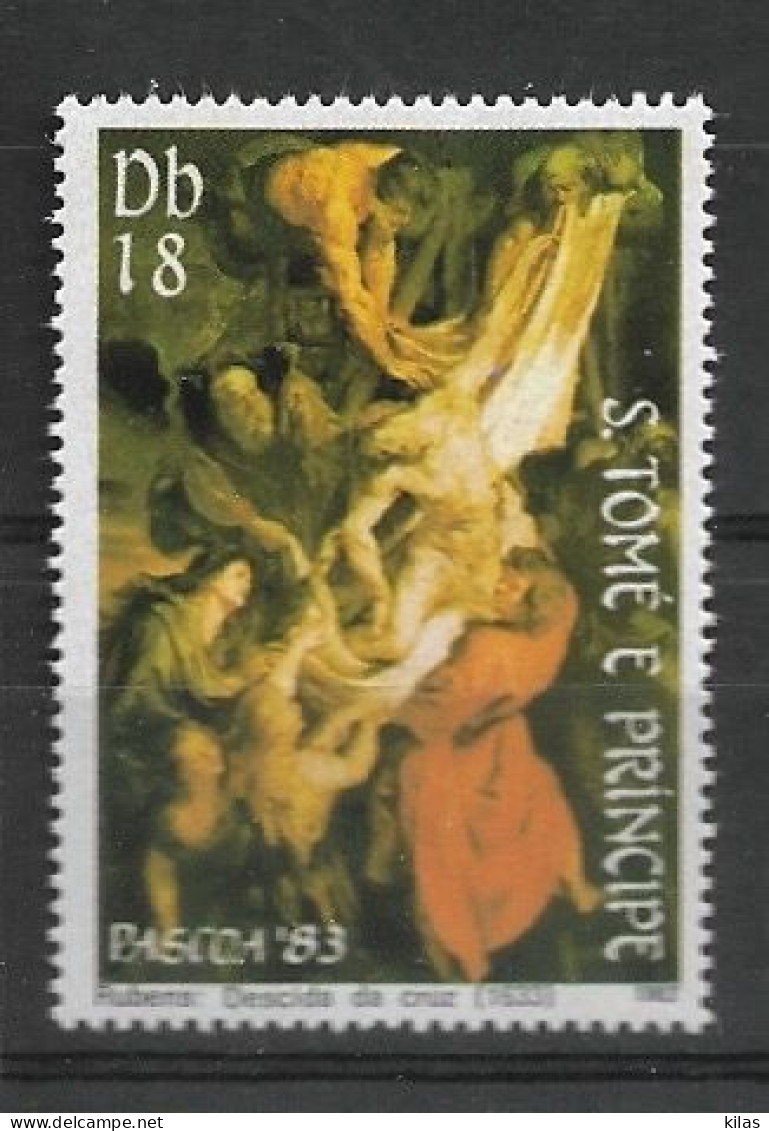 SAO TOME AND PRINCIPE 1983 Easter Rubens MNH - Ostern