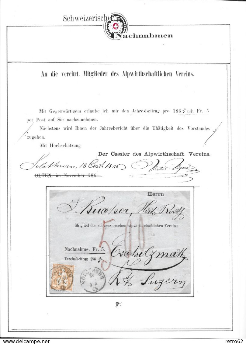 1862 - 1938 SCHWEIZERISCHE NACHNAHMEN ► Austellungswürdige Sammlung Schw.Nachnahmen   ►selten So Angeboten◄ - Collections