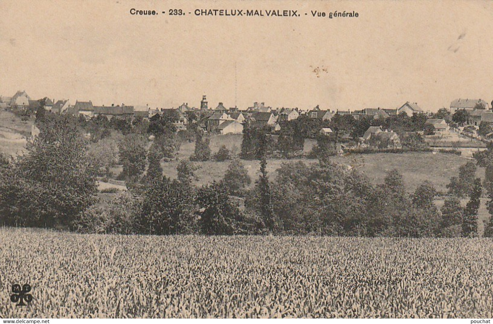 AA+ 29-(23) CHATELUX  ( CHATELUS ) MALVALEIX - VUE GENERALE - Chatelus Malvaleix