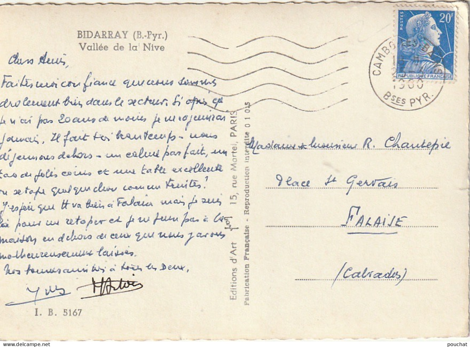 AA+ 83-(64) BIDARRAY - VALLEE DE LA NIVE - VUE GENERALE - Bidarray