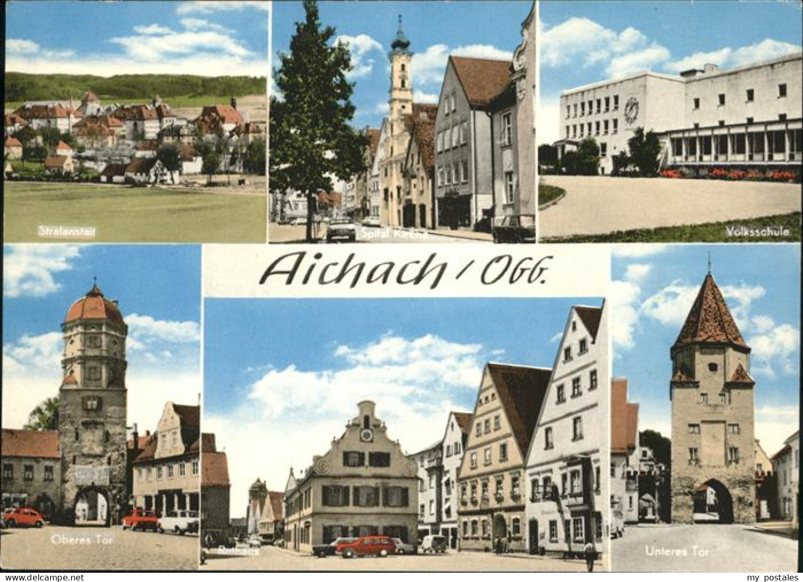 41317579 Aichach Volksschule Unteres Tor Oberes Tor Aichach - Aichach