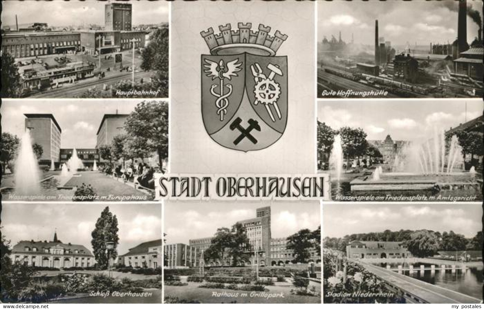 41317411 Oberhausen Wappen Amtsgericht Niederrhein Rathaus Grillenpark Oberhause - Oberhausen