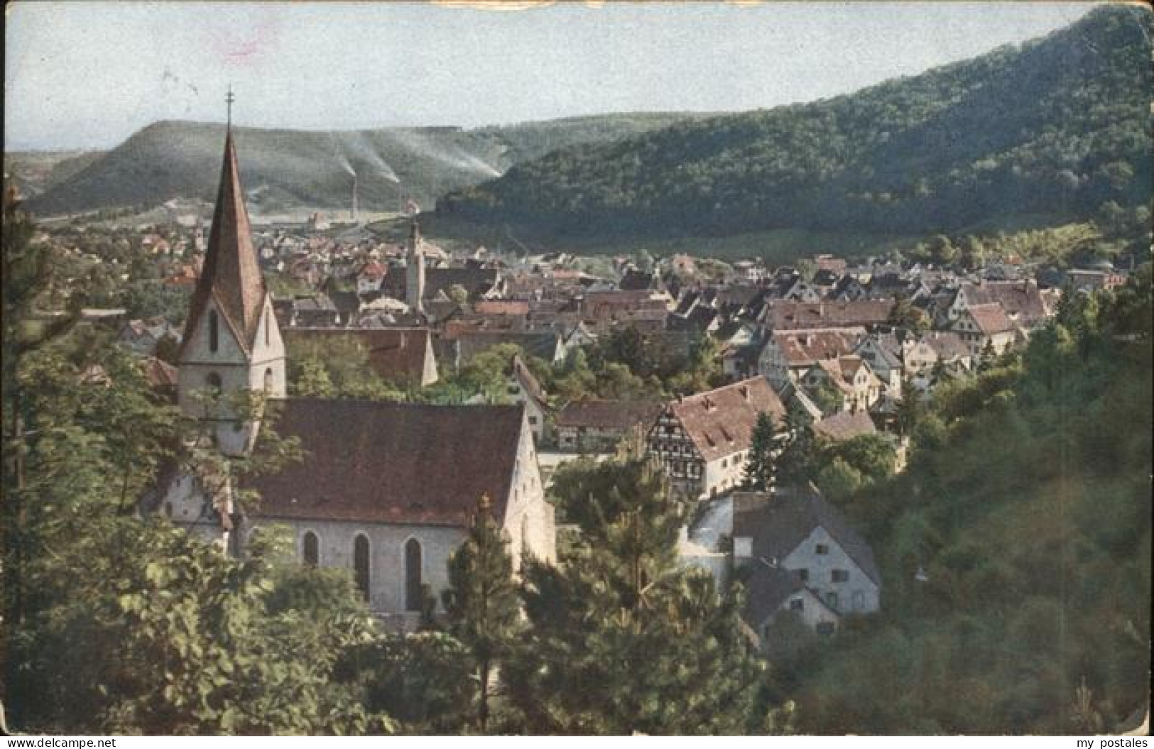 41316641 Blaubeuren Teilansicht Kirche Blaubeuren - Blaubeuren