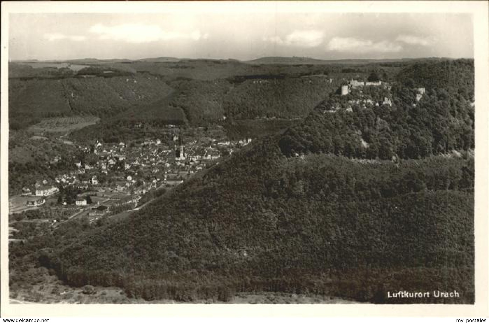 41316558 Bad Urach Panorama Ruine Bad Urach - Bad Urach