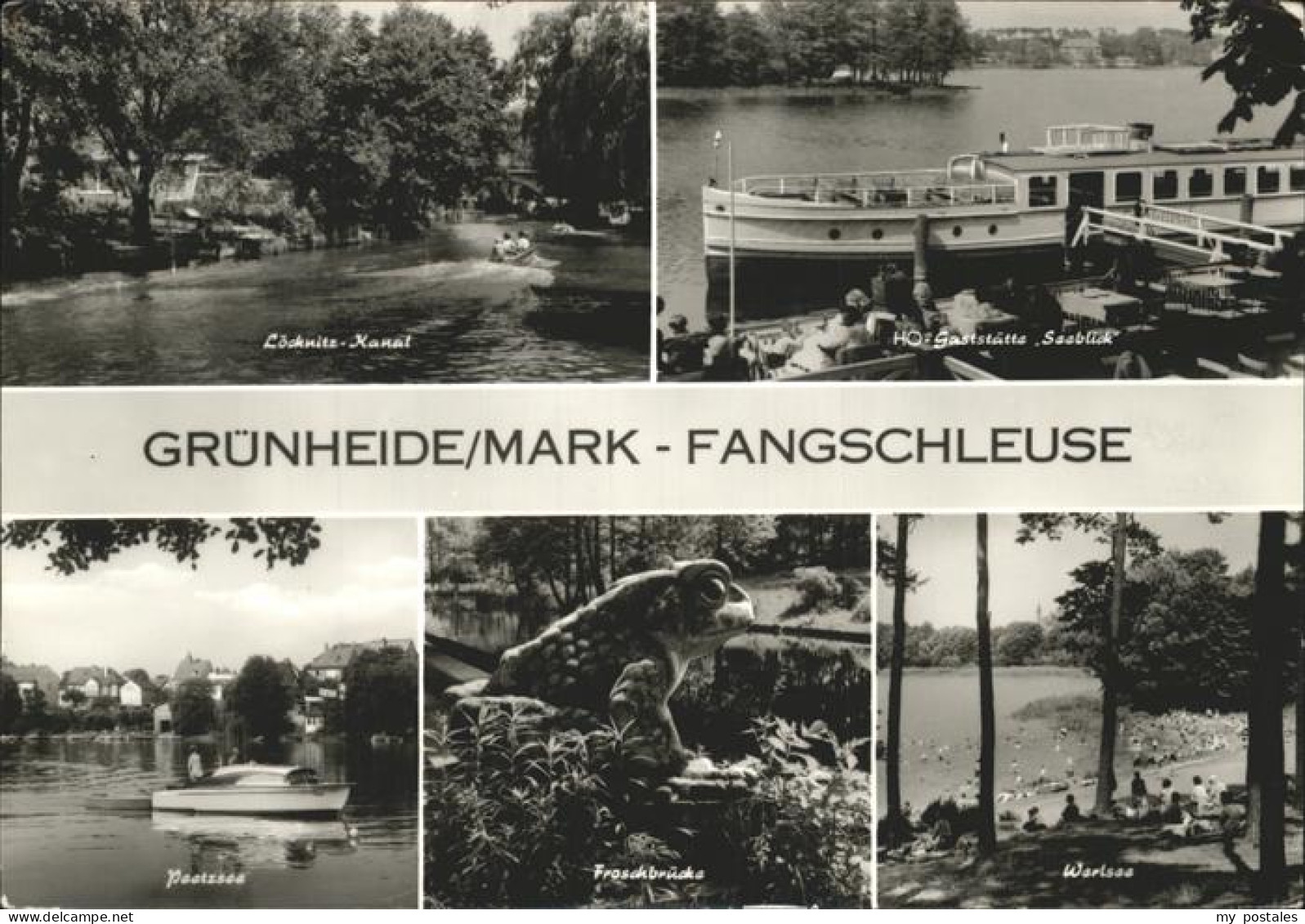41316132 Gruenheide Mark Loecknitzkanal Gaststaette Seeblick Peetzsee Wartsee Fr - Grünheide