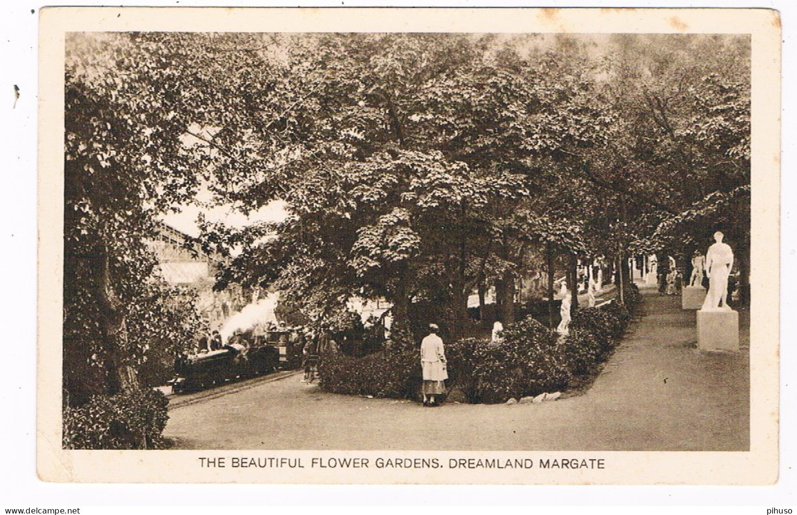 UK-3983  MARGATE : The Beautiful Flower Gardens, Dreamland - Margate